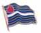 Enamel Pins Leather Flag 